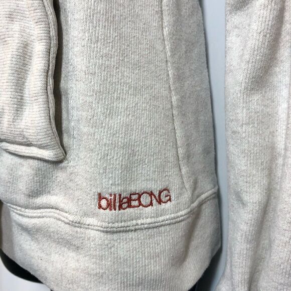 Billabong Women’s Double Breasted Coat, Hooded in Cream, Size Small - Picture 2 of 14